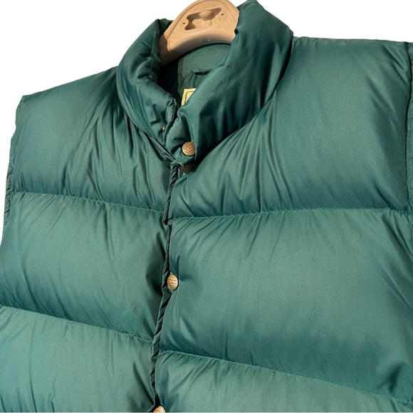 L.L. BEAN | Vintage Men’s Green Goose Down Packable Puffer - Sz Large Regular - Picture 2 of 12